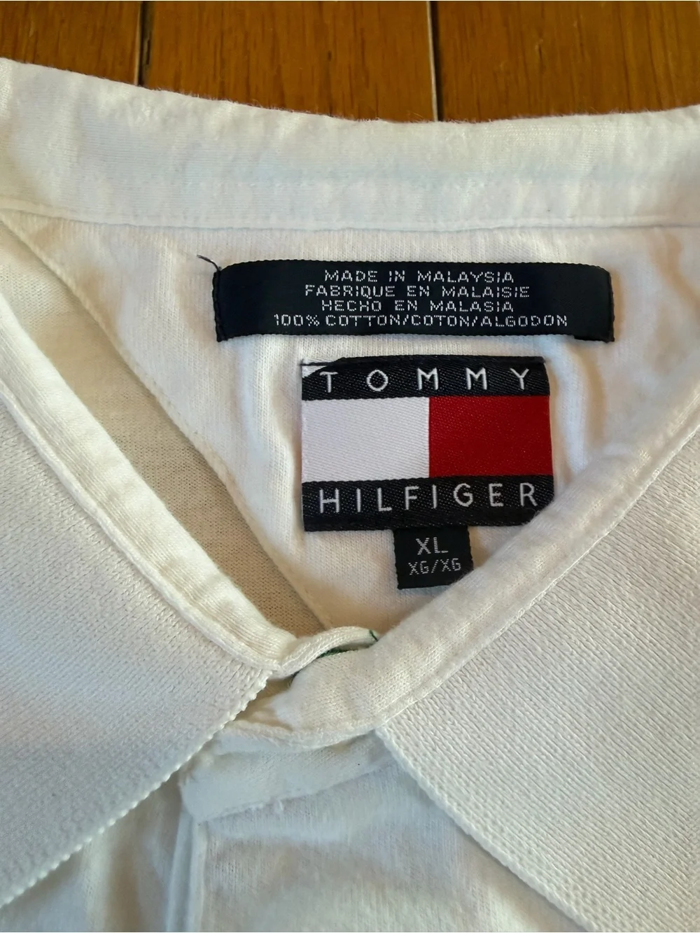 2 Tommy Hilfiger Striped & JCrew Blue Short Sleeve Polo Shirts Mens XL